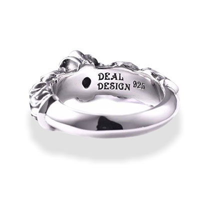 DEAL DESIGN 石付きシルバーリング 指輪 ディールデザイン