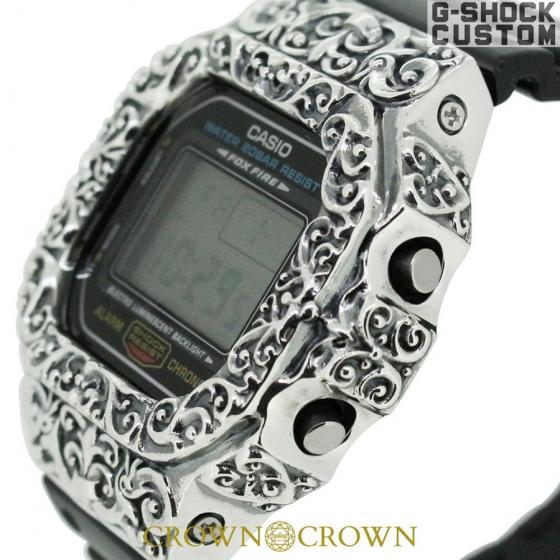 CUSTOM G-SHOCK 5600 シルバー925 Pure Silver - 腕時計(デジタル)