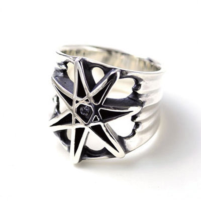 ≪cooldust≫seven pointed star ring リング/ FCR-082の画像